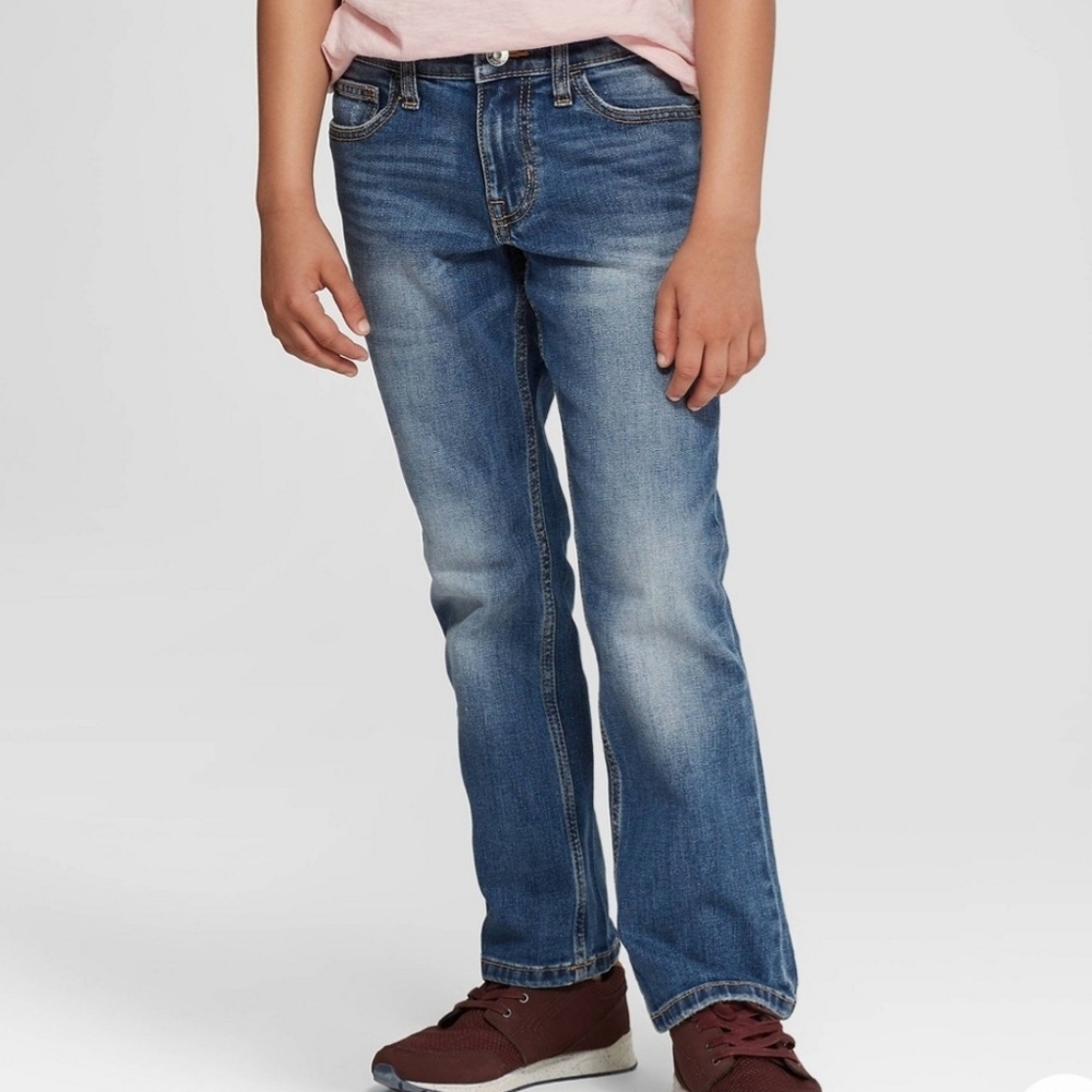 ⏰️ Cat & Jack Stretch Straight Fit Jeans Big Kids